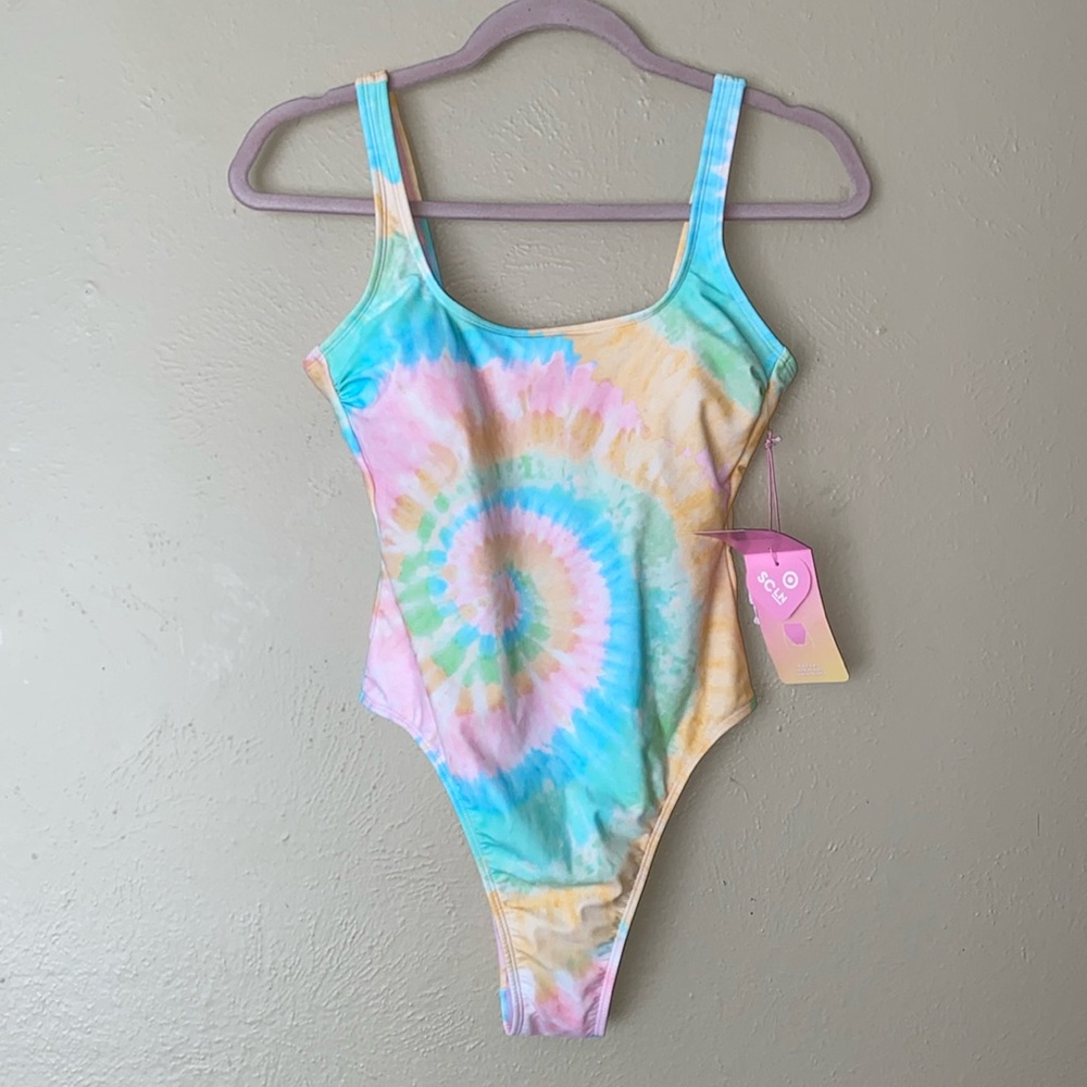 Stoney Clover Lane Tie Dye one piece Swimsuit SIZE S - Picture 2 of 12